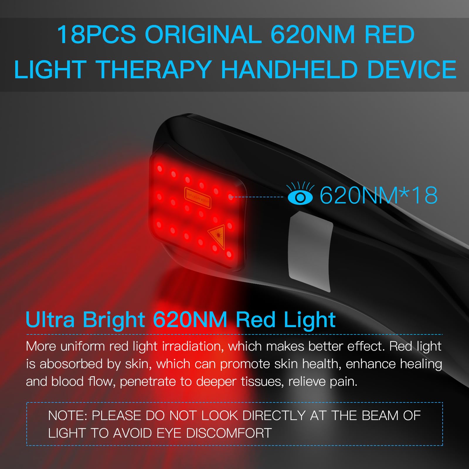 Red Light Therapy Device - Angle 2